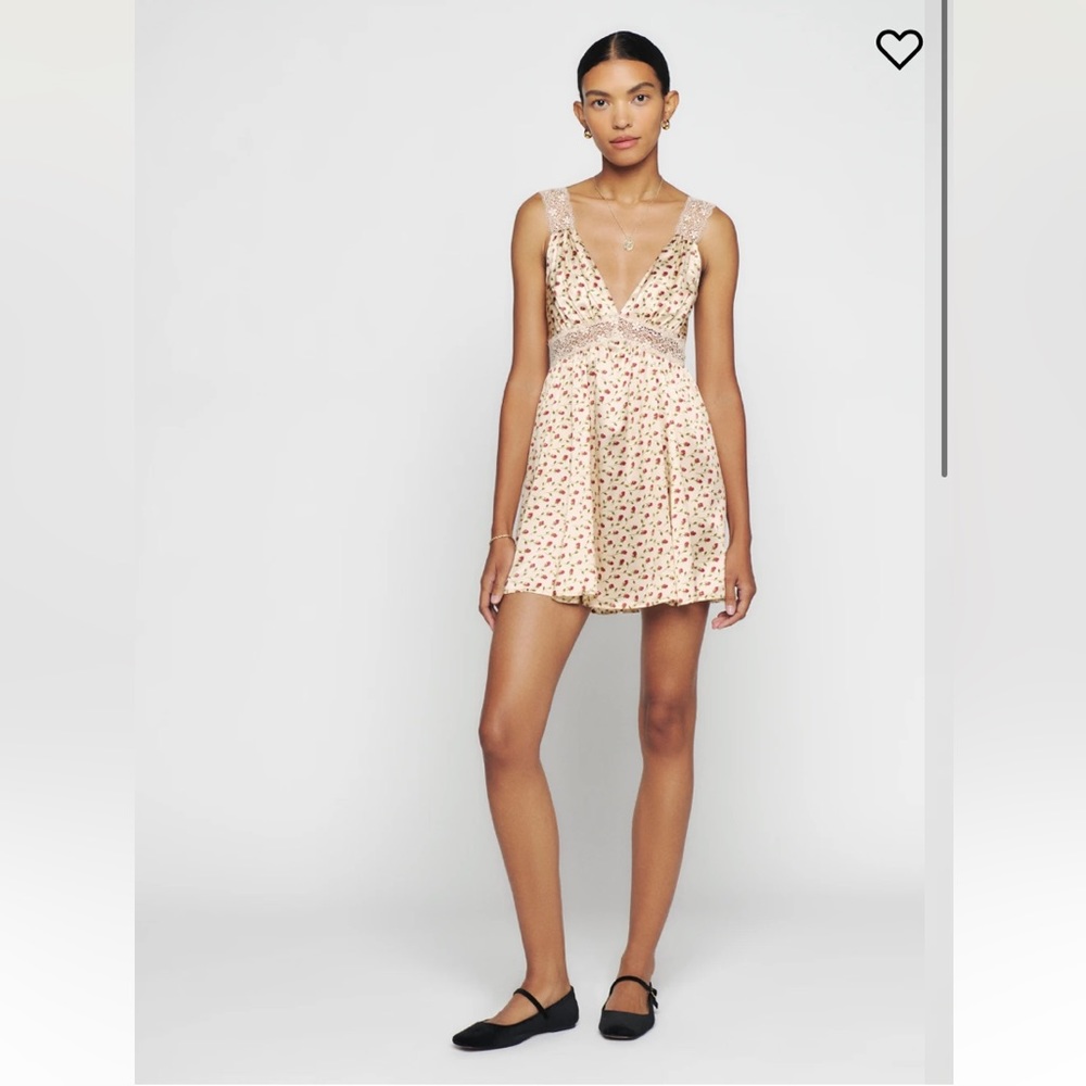 Reformation Elina Silk Dress
